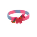 Colorful silicone unicorn bracelet for kids, cute cartoon PVC soft rubber wristband gift. - Unicorn Bracelet 18