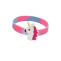 Colorful silicone unicorn wristband for kids, cute cartoon PVC bracelet ideal for party gifts. - Unicorn Bracelet 20