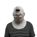 Creepy upside down head alien mask horror halloween party spooky costume latex prop accessory - Upside Down Head