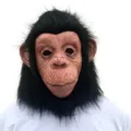 Máscara de chimpancé de látex de Halloween tocado de animal realista accesorio de disfraz divertido - Gorila