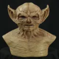 Halloween scary goblin mask realistic latex orc demon vampire headwear for party costume props - One Size / Vampire Guert