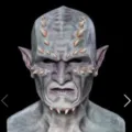 Halloween Demon Mask Creepy Alien Headgear Spiky Evil Cosplay Costume Party Props - Abaddon (Grey)