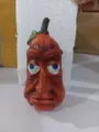 Halloween pumpkin outdoor decoration funny grumpy face resin sculpture yard garden ornament - Style F