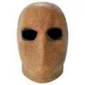 Halloween Horror gesichtslose Latex Maske braun gesprenkelter Alien Kostüm Kopfbedeckung - Gesichtslos