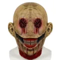 Halloween gruselige Latex Maske gruselig gesichtslos Mann Horror Vollgesicht Party Requisite - Horror Lächeln