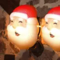 Christmas Santa Claus wall lamp LED glowing decorative light for holiday home indoor decor SKU - Santa Claus Lampshade D