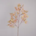 Branche de feuille d'érable japonaise artificielle pour décoration florale d'intérieur. - Grande Branche Jaune Automne