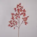 Branche de feuille d'érable artificielle rouge feuillage d'automne pour décoration florale - Grande Branche Rouge