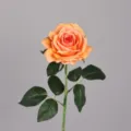 Fiore di rosa artificiale disposizione floreale finta casa matrimonio decorazione pesca arancione - Tramonto