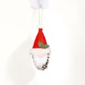 Natale pigna gnomo senza volto sospeso ornamento per festa decorazione casa regalo - Ciondolo Pigna Babbo Natale