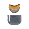 Contour lymphatic face brush with wooden handle and protective case for daily beauty care SKU. - Brush with Cover