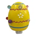 Veilleuse oeuf de Pâques prise en résine lampe décorative avec perles colorées - Veilleuse Oeuf de Pâques