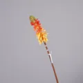Tallo de flor de lirio antorcha artificial planta falsa para decoracion hogar SKU - Naranja