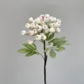 Artificial frosted berry branch for home decor and photography props simulation flower. - Pink Blueberry Fruit
