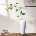 Artificial bamboo branch green plant Zen decoration home tea room living room vase ornament - Long Bamboo Leaves