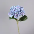 Artificial hydrangea single stem fake flower for home decor wedding floral arrangement - Blue and Purple