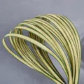 Artificial grass sword leaf green yellow striped floral arrangement accessory variant for weddingdecor - 1m 1.5cm Wide Yellow Green Edge