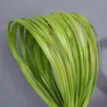 Artificial green grass blade simulation plant floral arrangement material for wedding decor - 1m 1cm Wide Yellow