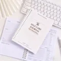 Self Care Spiral Journal Mental Health Daily Planner White Notebook Self Love Wellness Diary - White / 100 Pages