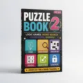 Vista dettagliata della copertina del libro di puzzle con giochi di logica e sudoku. - Libro di Puzzle Volume Due