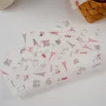 Ins style printed baking greaseproof paper, perfect for wrapping sandwiches and burgers. - 50 Pieces/Pack-Bowknot Tower