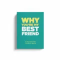 Teal hardcover friendship journal notebook with inspirational quote design for best friend gift. - Best Friends