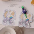 Lindo papel de tarjeta de piruleta de animales de dibujos animados, decoración de fiesta. - Gato con Globos / 50 Hojas