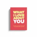 Red hardcover prompt journal gift book for mom, fill in the love memory book and notebook. - YOU