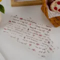 Ins style greaseproof baking paper sheet with English print, sandwich burger wrapping paper. - 50 Pieces/Pack-Butterfly