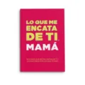 What I Love About You Mom fill in the blank memory book Spanish pink cover gift journal - German-Mom