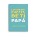 Customized father's day notebook journal hardcover gift for dad with lovely messages. - German-Dad