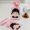 Festa dei Bambini Rosa Cartone Animato Ragazza Caramelle Regalo Borsa Coulisse Carina - Stile per Ragazze / 10 Pezzi/Confezione (15*23.5cm)