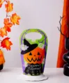 Halloween party handheld pumpkin candy box, creative festival gift paper packaging box for kids. - Pumpkin / Flat Shipping