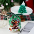 Christmas bunny ears candy packaging bag, cute reindeer design for cookies and nougat. - Elk / 50 Pieces