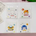 Sachets en plastique autocollants de dessin animé 4 en 1 pour les détails d'emballage. - 4-en-1 Style Mixte Dessin Animé / 100 Pièces/Paquet