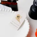 Halloween paper gift tags cute ghost design DIY packaging message cards party decor - Style 7 / 50 Pieces