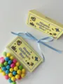 Borsa per confezione di caramelle per bambini carta di intestazione cartone animato 50pz. - Intestazione Giallo (ai-50 Pezzi/Confezione)