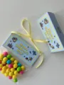Set di intestazione per carte di imballaggio di caramelle con simpatico design di aeroplano. - Intestazione Blu (ai-50 Pezzi/Confezione)