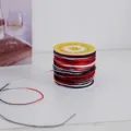 Bobina di filo di seta colorato sfumato DIY corda appendiabiti imballaggio corda decorativa 30m - c30m