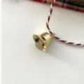 Cloche en laiton décorative de Noël accessoire DIY carillon pour pendentif festif. - 16mm (50 Pièces)