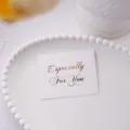 Biglietto d'auguri minimalista in lamina d'oro, elegante carta regalo decorativa per feste. - Specialmente per Te
