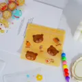 Χαριτωμένη πλαστική σακούλα με φερμουάρ και αρκουδάκι για μπισκότα και ζαχαρωτά. - 50 Τεμάχια/Πακέτο (Στυλ Αρκούδα)