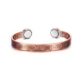 Antikes kupfernes Magnetarmband mit keltischem Knoten Design, offene Stulpen Modeschmuck fur Alltag. - Keltischer Unendlicher Knoten