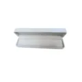 Long beige velvet jewelry box for necklace and bracelet packaging and daily safe storage variant. - Long Strips Jewelry Box