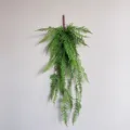 Artificial Boston fern hanging plant with 35 leaves, perfect for wall decoration and greening. - 35 Leaves New Boston Leaf Wall