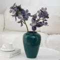 Artificial orchid flower arrangement 7-head silk phalaenopsis for home decor sku variant - Single Touch Phalaenopsis - Starry Purple