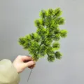 Künstlicher Tannenzweig künstliche Nadeln grüne Pflanze für Heimdekoration Gesteck. - 41-Köpfige Meiren Pine / 35cm / Grün