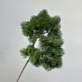 Kunsttannenzweig grüne Pflanze künstlicher Baumzweig für Heimdekoration Landschaftsgestaltung - 45-Köpfige Extra Große Meiren Pine / 45cm / Dunkelgrün
