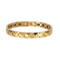 Gold Tungsten Steel Magnetic Bracelet Fashion Business Men Women Jewelry Gift Accessory - Gold (Women's)