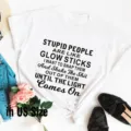 Casual white short sleeve t-shirt with funny letter print, comfortable cotton fabric top. - S / Tops / White